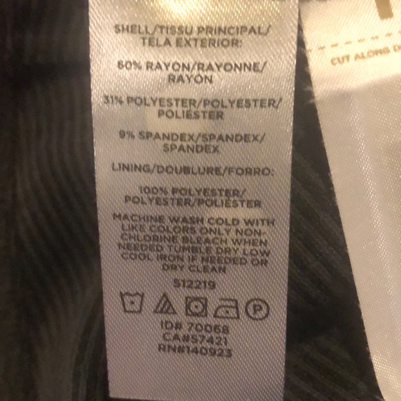 LOFT Petite Striped Tie Waist Flare Pocket Dress - Picture 7 of 7